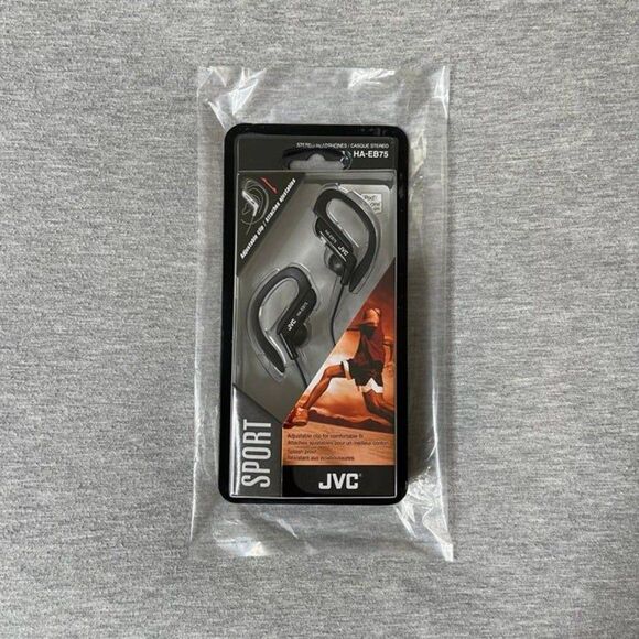JVC Powerful Sound Adjustable Splashproof Ear-Clip Sport Headphones - Picture 1 of 5